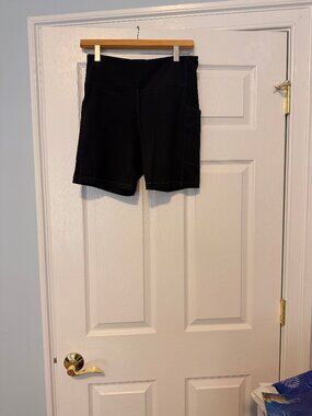 Tek Gear Athletic/Biker Shorts (Black)- L